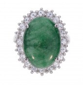 STERLING SILVER, EMERALD, COLO