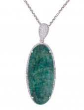 STERLING SILVER, EMERALD, SAPP