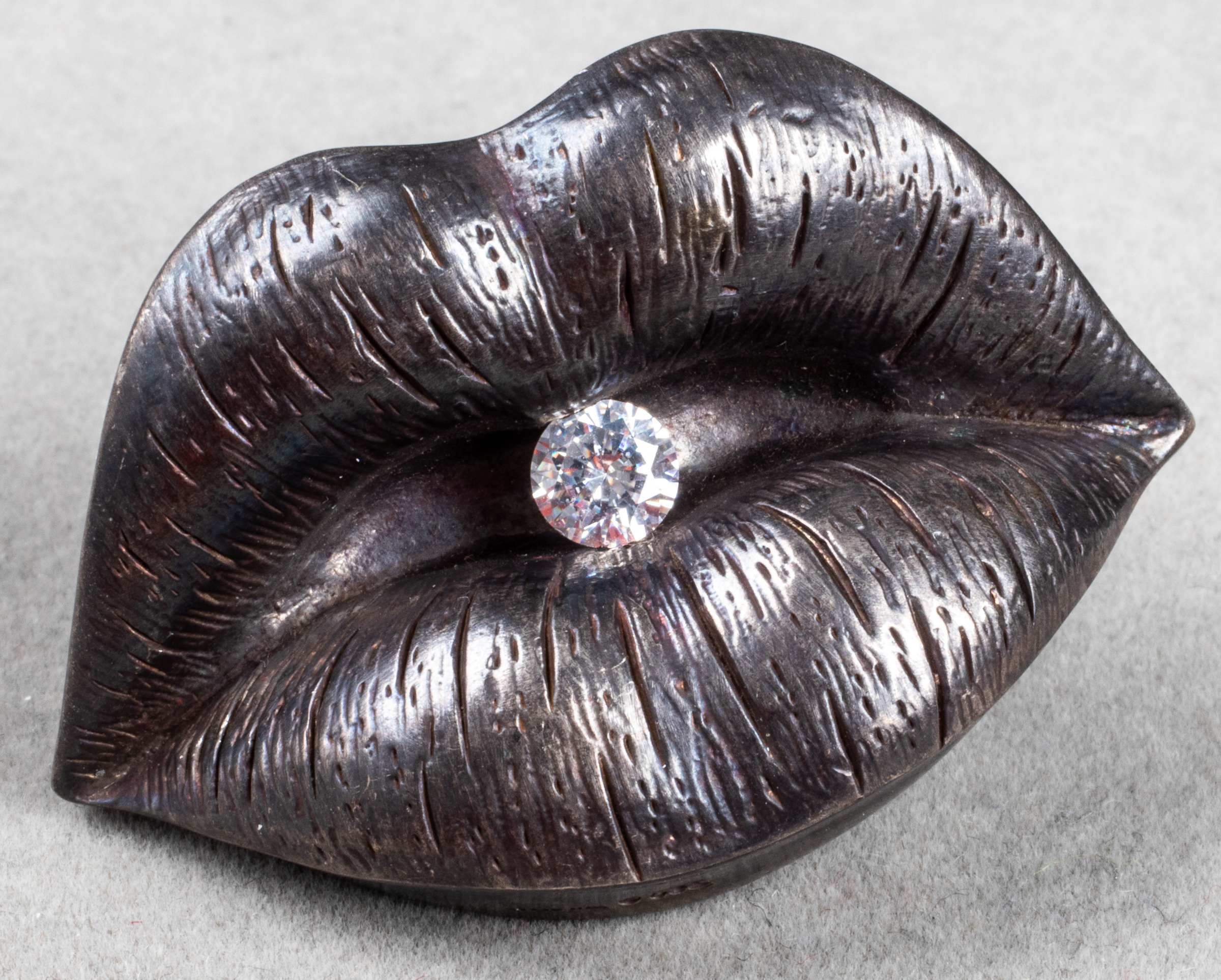 STERLING SILVER & FAUX-DIAMOND