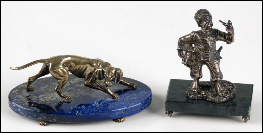 STERLING SILVER FIGURE OF A COSSACK