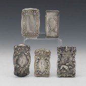 STERLING SILVER, FIVE MATCH SA