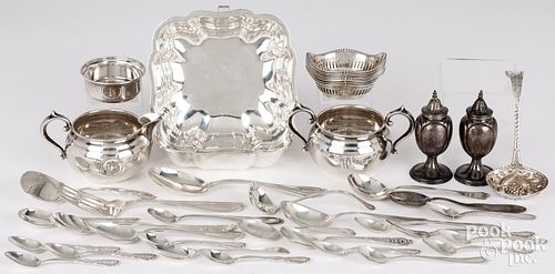 STERLING SILVER FLATWARE AND