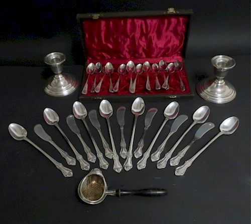 STERLING SILVER FLATWARE AND