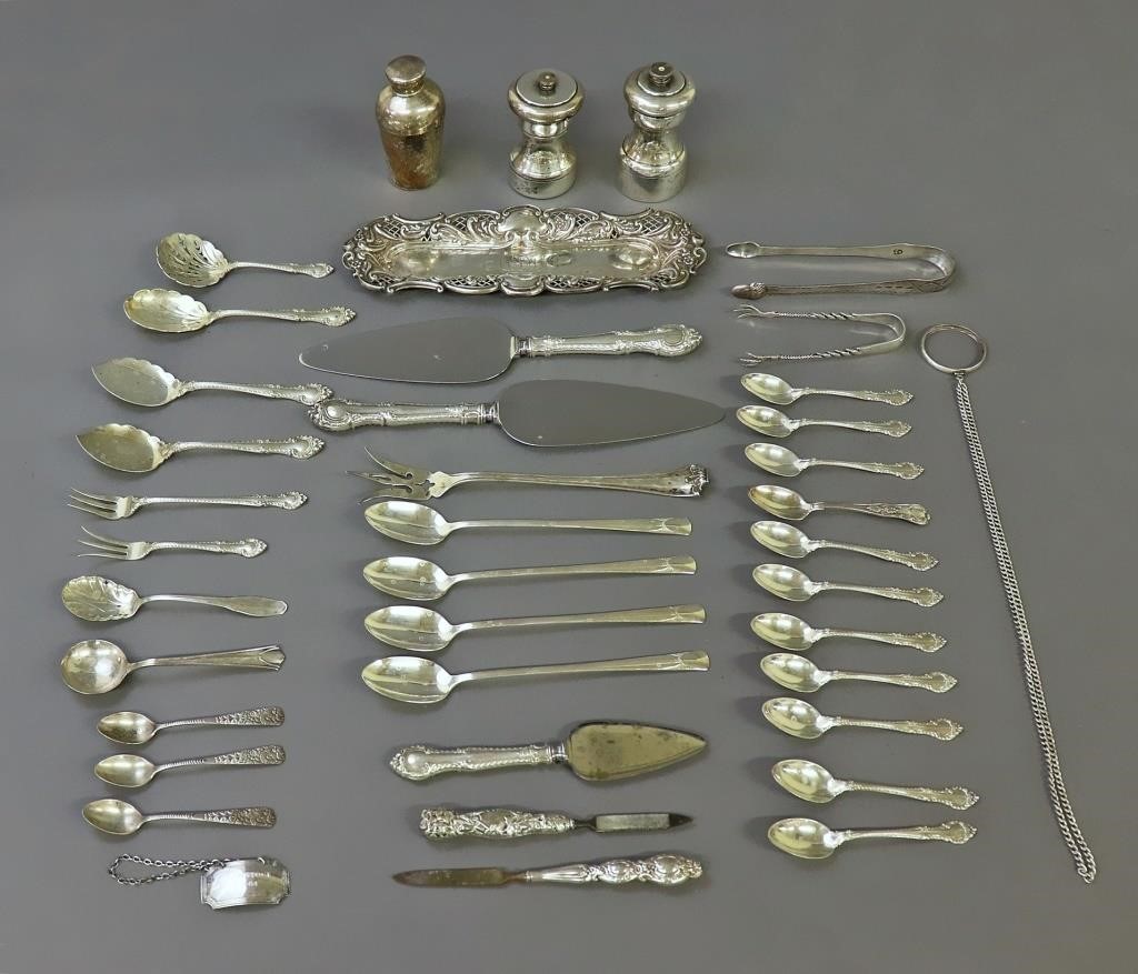 Sterling silver flatware and
