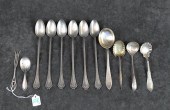 STERLING SILVER FLATWARE GROUP