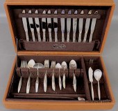 Sterling silver flatware servi