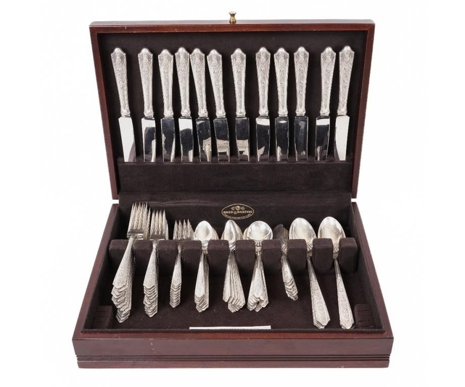 Sterling silver flatware service