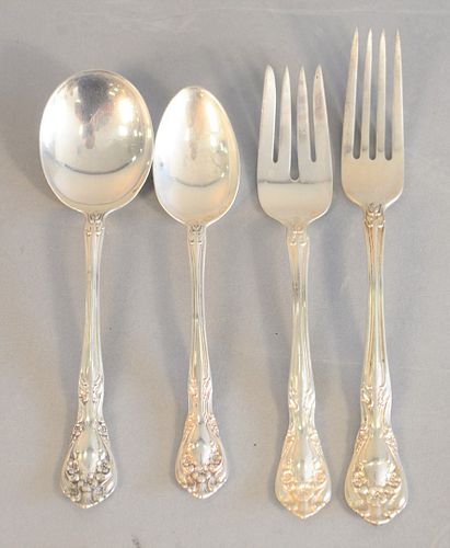 STERLING SILVER FLATWARE SET
