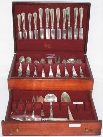 STERLING SILVER FLATWARE SET BY