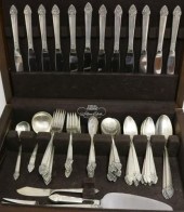 STERLING SILVER FLATWARE SET B