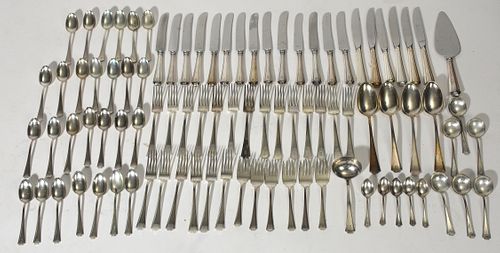 STERLING SILVER FLATWARE SET,