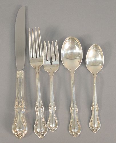 STERLING SILVER FLATWARE SET,