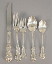 STERLING SILVER FLATWARE SET,