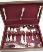 STERLING SILVER FLATWARE SET,