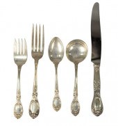 STERLING SILVER FLATWARE SET,