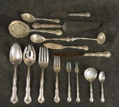 STERLING SILVER FLATWARE SETST