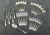 STERLING SILVER FLATWARE SETST