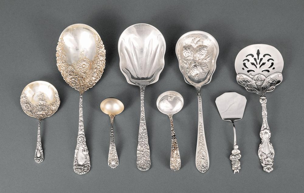 STERLING SILVER FLORAL MOTIF