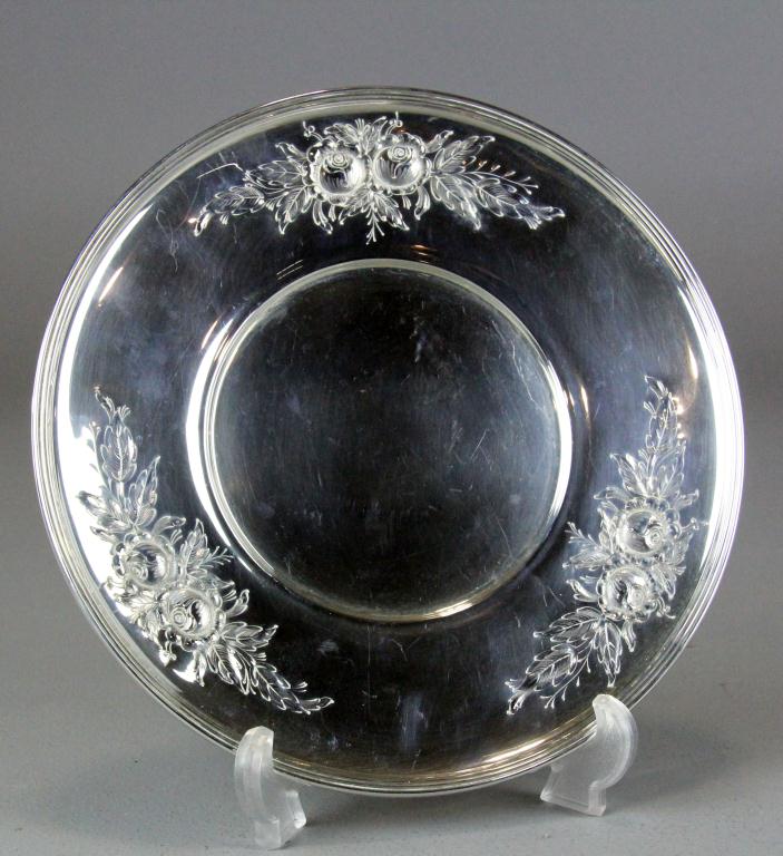 Sterling Silver Floral Repousse