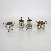 STERLING SILVER FOOTED CREAMER