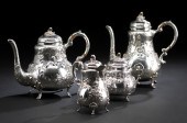 Sterling Silver Four-Piece Cof