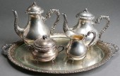 STERLING SILVER FOUR-PIECE COF