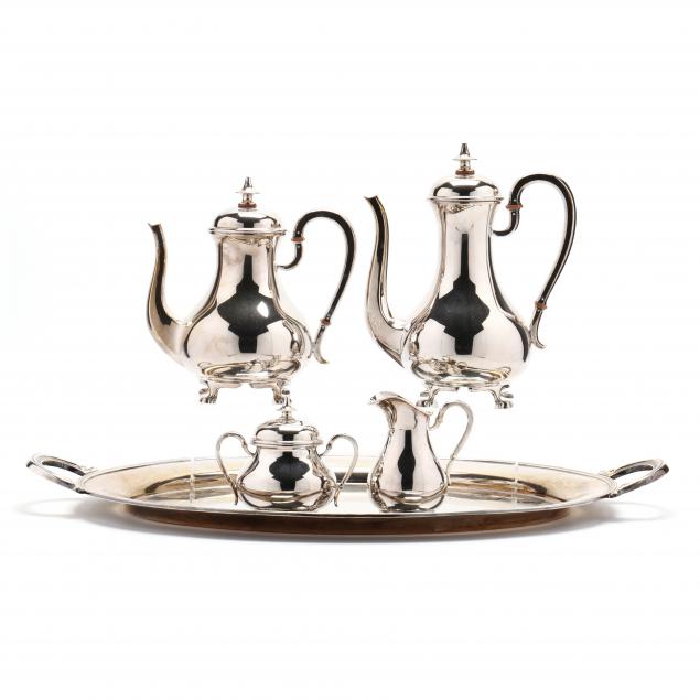 STERLING SILVER FOUR PIECE TEA