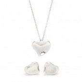 STERLING SILVER FULL HEART NEC