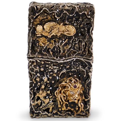 STERLING SILVER, GOLD AND DIAMOND