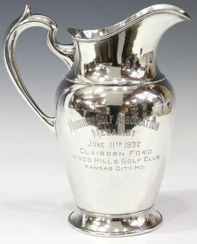 /////STERLING SILVER GOLF TROPHY