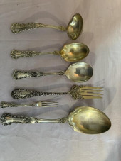 STERLING SILVER GORHAM FLATWAR