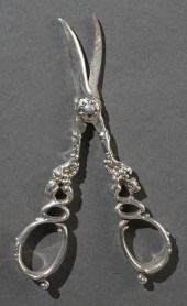 STERLING SILVER GRAPE SHEARS,