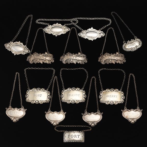 STERLING SILVER, GROUP OF FIFTEEN