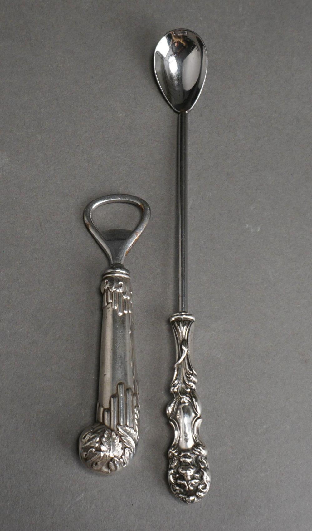 STERLING SILVER HANDLE BOTTLE