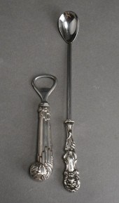 STERLING SILVER HANDLE BOTTLE