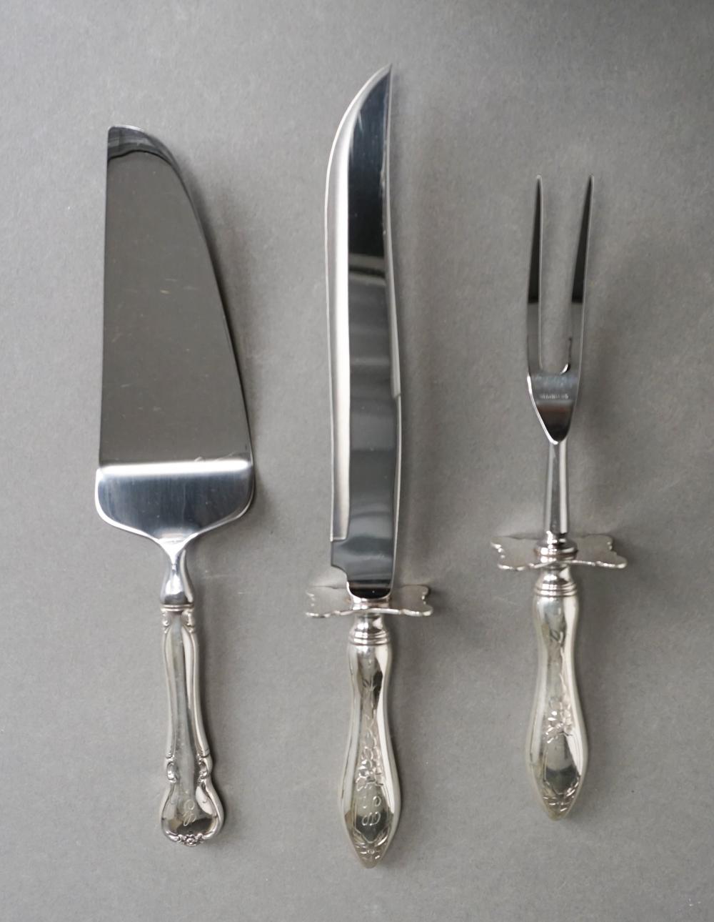 STERLING SILVER HANDLE CARVING