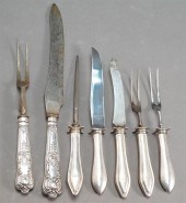 STERLING SILVER HANDLED THREE-