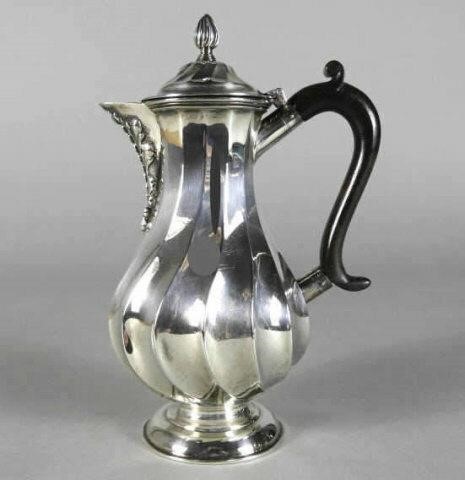 STERLING SILVER HOT WATER POT,