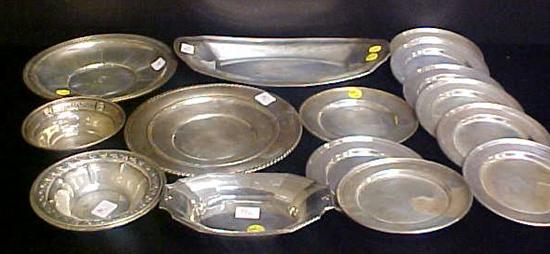 Sterling silver including a bread