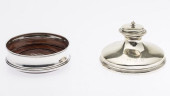 STERLING SILVER INK WELL AND A