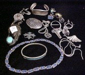 Sterling silver jewelry includ