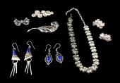 STERLING SILVER JEWELRY, SIX P