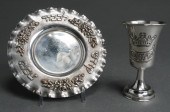 STERLING SILVER JUDAICA KIDDUS