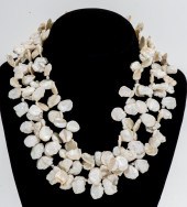 STERLING SILVER KESHI PEARL TR
