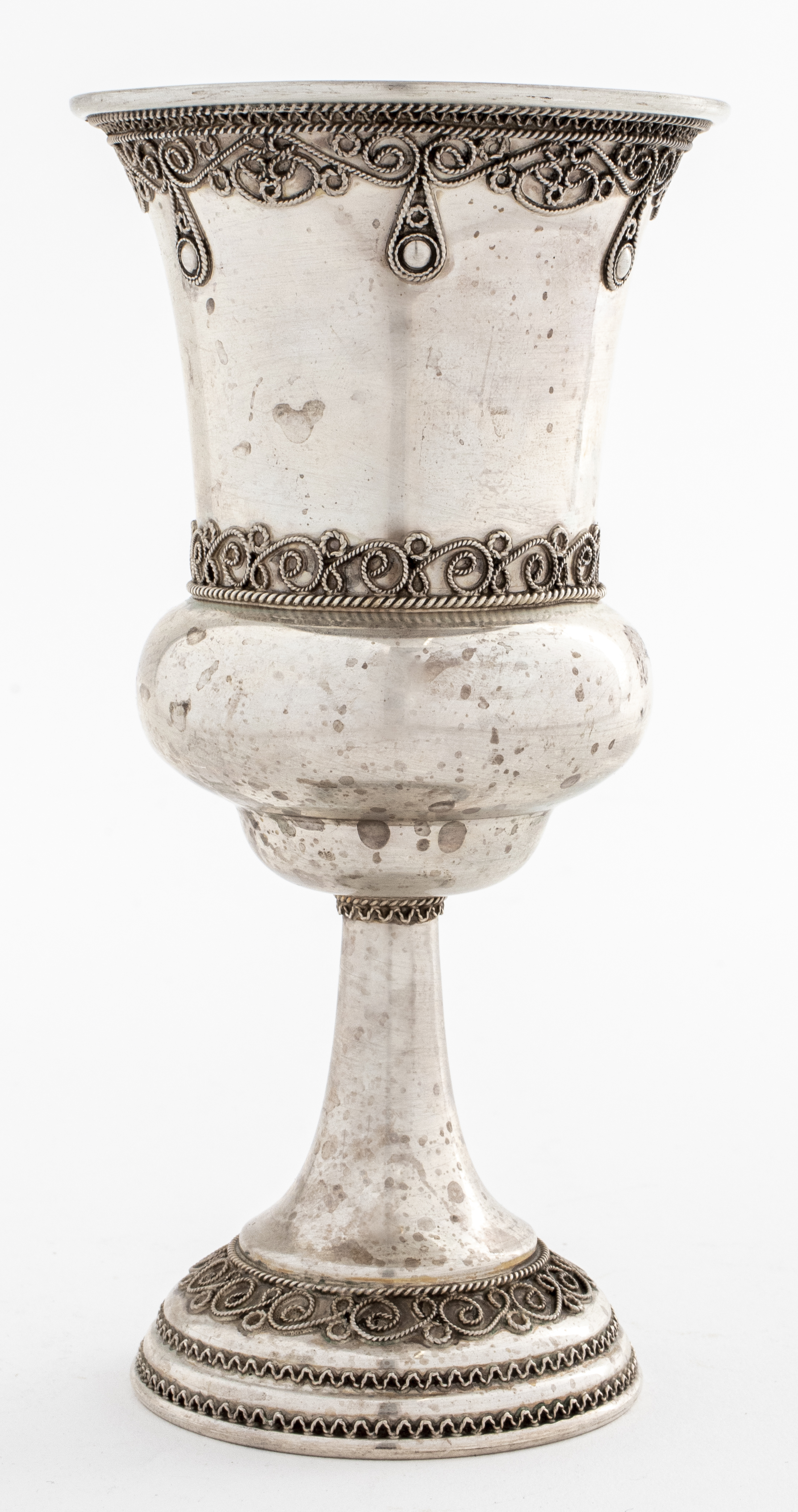 STERLING SILVER KIDDUSH CUP