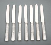 STERLING SILVER KNIVES, ELEY &