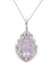 STERLING SILVER, KUNZITE AND D