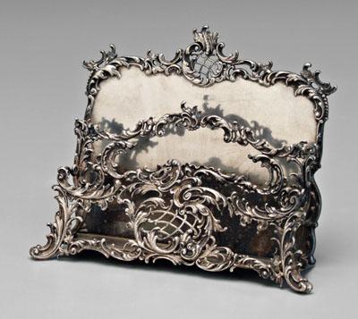 Sterling silver letter holder,