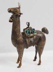 STERLING SILVER LLAMA FIGUREPe
