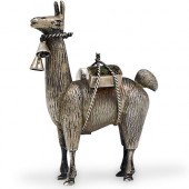 STERLING SILVER LLAMA FIGURINE